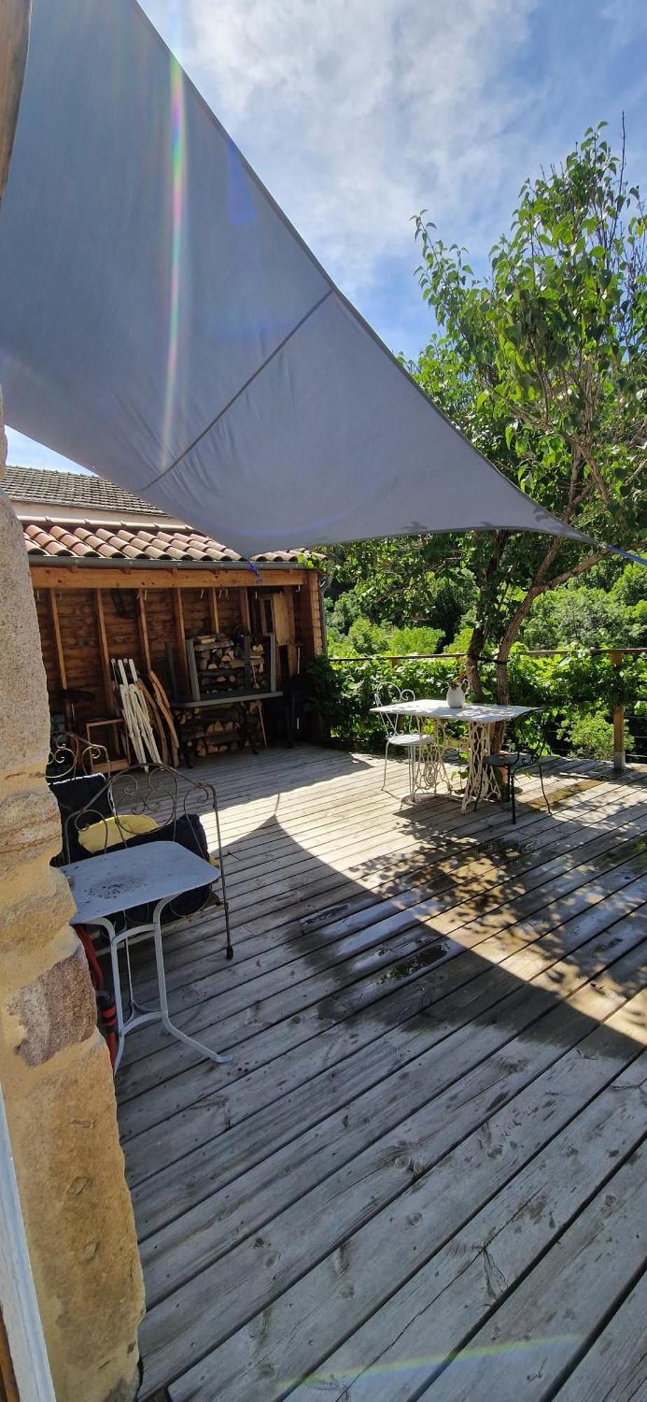 La Maison Du Vigneron Auzon Esterno foto